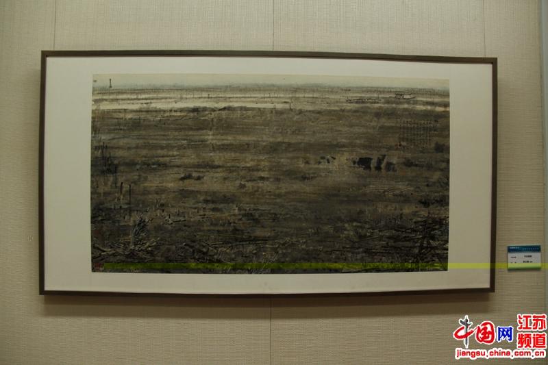 两岸水墨名家联展在南京开幕 摄影 王泱泱 