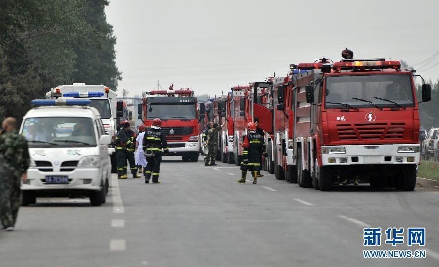 　　6月3日清晨，吉林省德惠市一禽业公司发生火灾，到上午10时火势基本被控制住，但现场仍有大量浓烟冒出。