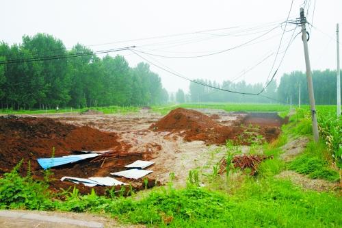 村水源地旁被建“污水池” 环保局称是人工湿地（图）