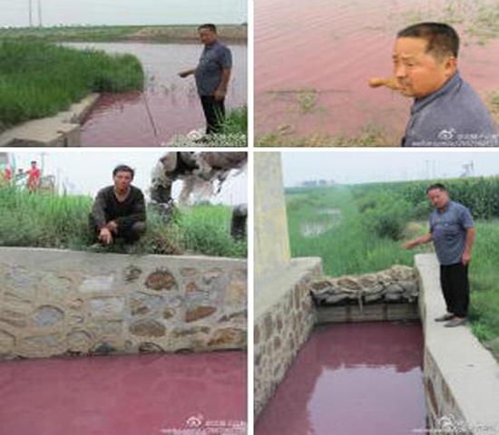 河北黄骅“红豆汤”原汁现身 排污企业“有惊无恐”