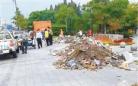 杭州环城北路边现17吨垃圾 施工方被罚款5万元（图）