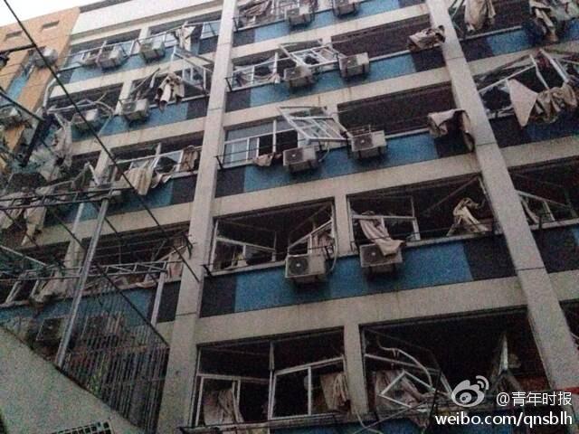 杭州一学生宿舍附近凌晨3点发生爆炸 13学生受伤（组图）