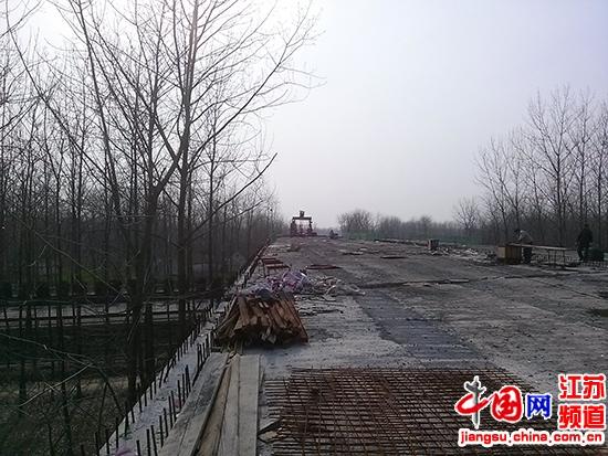 沭阳:326省道跨京沪高速公路大桥2015下半年