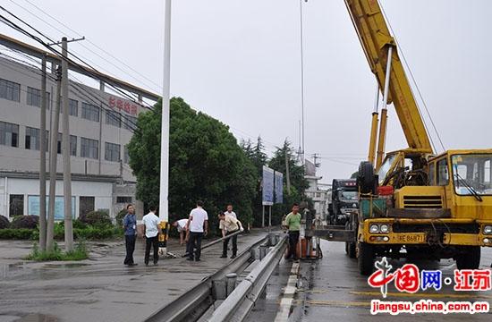 苏州市吴江区盛泽收费站认真做好防汛安全工作