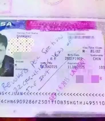 1名中国游客不文明 被美国当场遣返签证作废解读10年签证