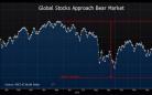 全球股市跌入熊市 油价、港元、卢布暴跌
