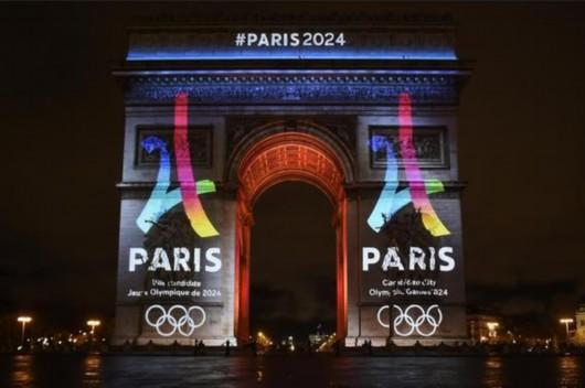 巴黎公布2024申奥标志 阿拉伯数字24有双重含