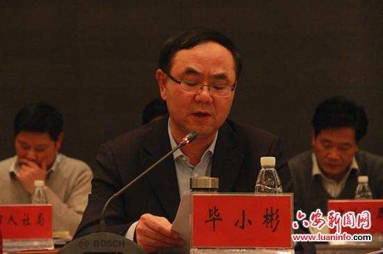 六安市委副书记,市长毕小彬出席会也ⅱ讲话