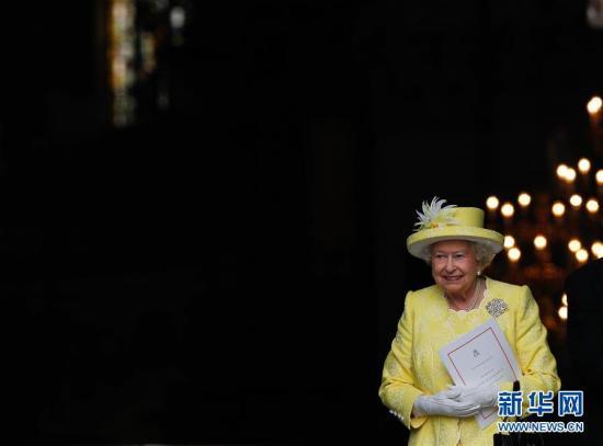 圣保罗大教堂举行感恩仪式庆祝英女王生日