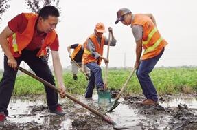 吴江：区应急处置中心公路排水保平安