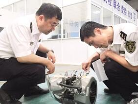 吴江：国检退运今年首批 以旧充新汽油发动机