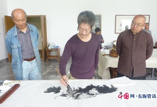 中国美术家协会著名书画家走进江苏写生 妙手绘江南春景