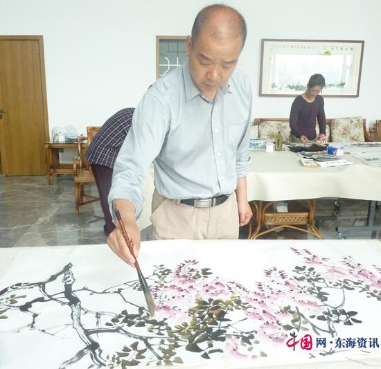 中国美术家协会著名书画家走进江苏写生 妙手绘江南春景