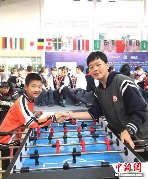 全国青少年桌式足球赛走进江苏张家港