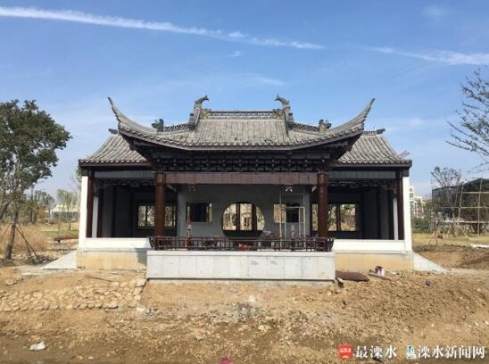 南京溧水状元坊文化公园景观改造基本完成