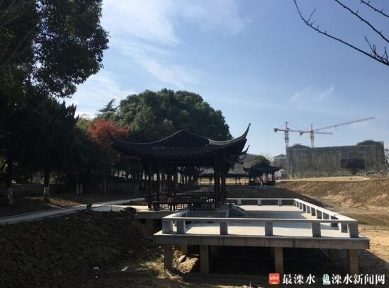 南京溧水状元坊文化公园景观改造基本完成