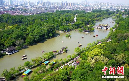 水生态滋养水文化 扬州再现“两岸花柳全依水”盛景