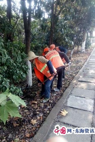 靖江公路站养护检查预防冬季公路病害