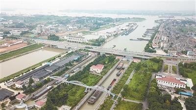 镇江古运河综合整治工程上中段已经全面完成