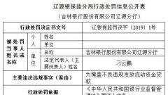 吉林银行辽源违法放贷掩盖不良遭罚 分行行长遭警告