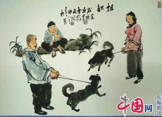 记忆中的风俗——周年水墨人物画展在南京市美术广场举行