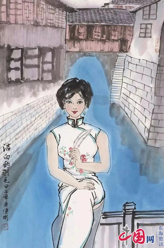 锦绣中华——孙健彬人物画展在南京中琅艺术馆举行