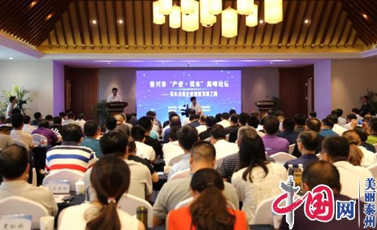 “产业·资本—资本点亮企业创新发展之路”高峰论坛在泰兴凤栖小镇举行
