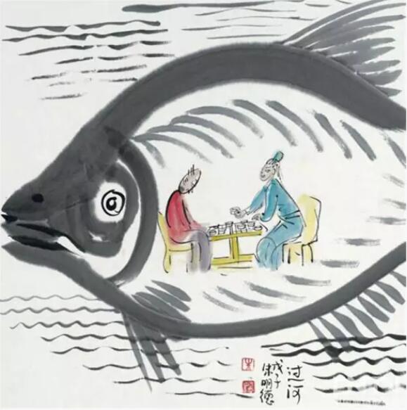 当代画鱼名家：朱明德笔下鱼的文化故事