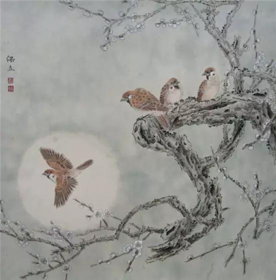 品读著名画家陈保立工笔画艺术