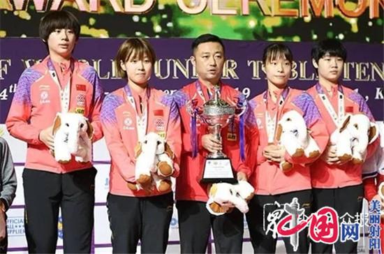射阳小将蒯曼击败日本选手，助力中国乒球队夺世青赛女团冠军