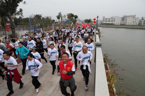东莞长安镇迎2020新春沿河跑活动 “你好，茅洲河！”