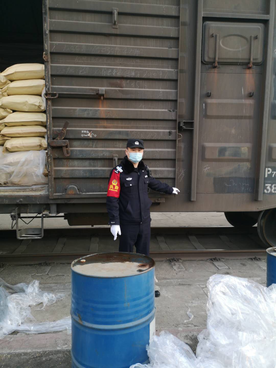 沈阳铁路公安局锦州公安处积极做好防疫物资铁路运输安全保障工作