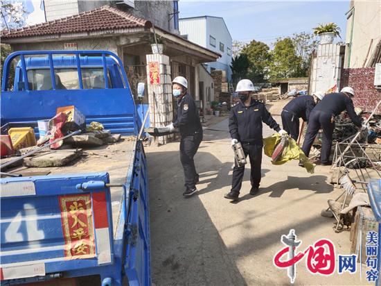 句容城管天王中队：开展环境秩序整治 助力文明城市创建