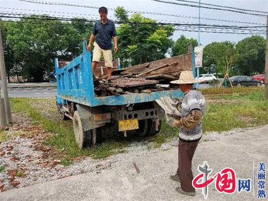 常熟尚湖镇：迎热浪战高温，人居环境整治不“降温”