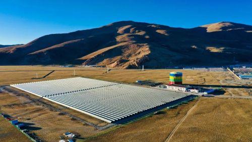 太阳雨浪卡子县大型太阳能集中供热工程备战2020采暖季