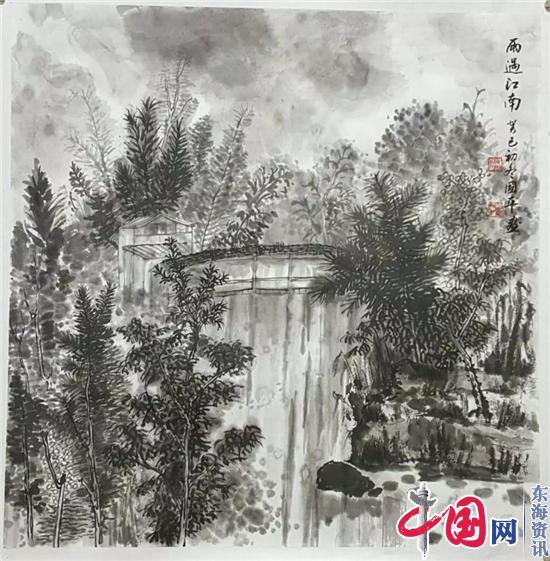 书画名家李国平山水画的笔墨语境