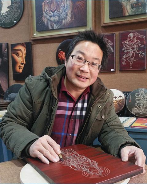 中国民间文艺家协会会员申洪杰 木雕画作品欣赏
