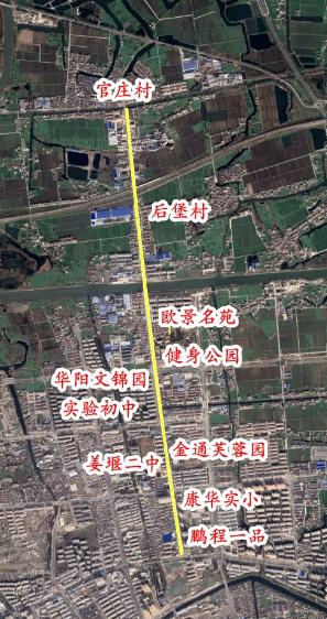 姜堰姜官路改造工程有望10月份收官
