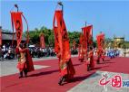  国庆佳节 无锡影视基地刘备祭天祈福大典游人欢