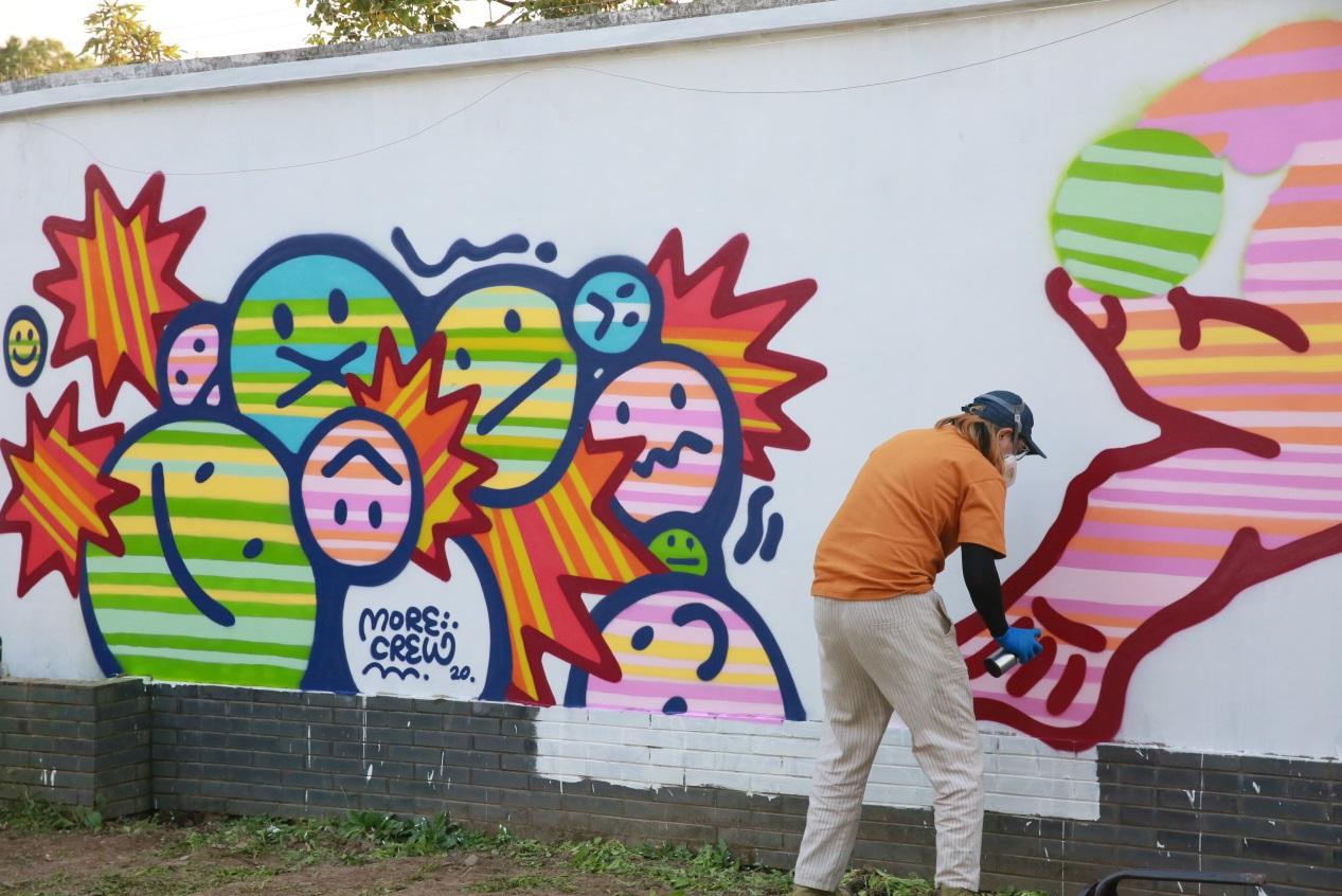 秋日午后，来这里散散步吧！嘉源海涂鸦公共艺术季正式开始！