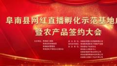阜南县成立网红直播孵化示范基地