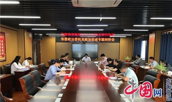 兴化市委政法委机关召开政治忠诚专题剖析会