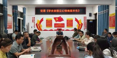 湖南省新邵县第五中学党支部开展主题党日活动
