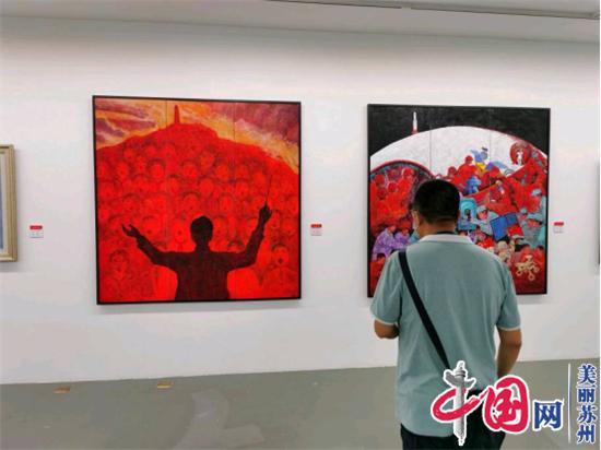 苏州市庆祝中国共产党成立100周年优秀美术书法作品展开幕