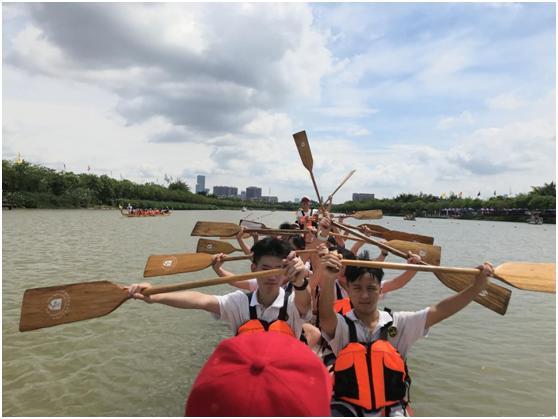 端午节即将到来！广州为明国际部学子进行划龙舟体验