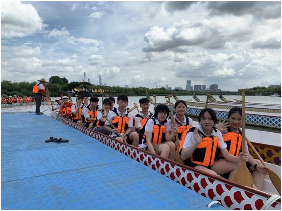 端午节即将到来！广州为明国际部学子进行划龙舟体验