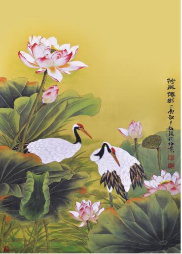 “诗意雨花”书画名家作品展开幕