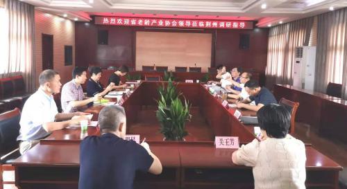 湖北省老龄产业协会会长张丽群一行赴荆州市调研 