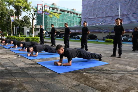 活力警营、青春同行-云南总站芒市机场边检站开展全民健身日系列活动