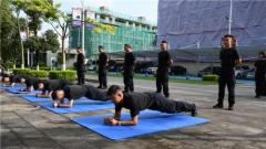 活力警营、青春同行-云南总站芒市机场边检站开展全民健身日系列活动
